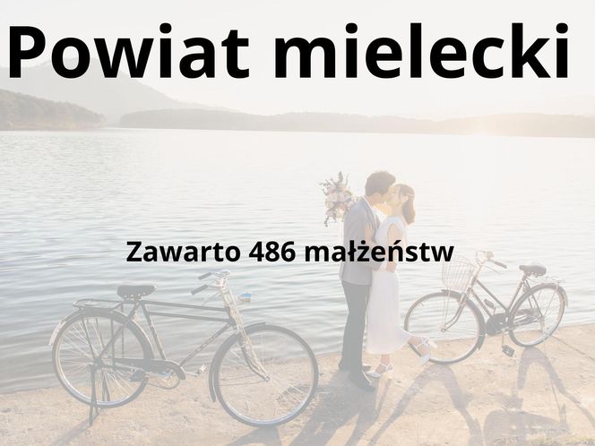 W tych powiatach na Podkarpaciu zawarto najwięcej małżeństw 