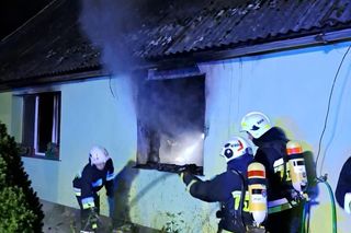 Tragiczny finał pożaru w Głuchowie pod Toruniem. Kobieta nie żyje