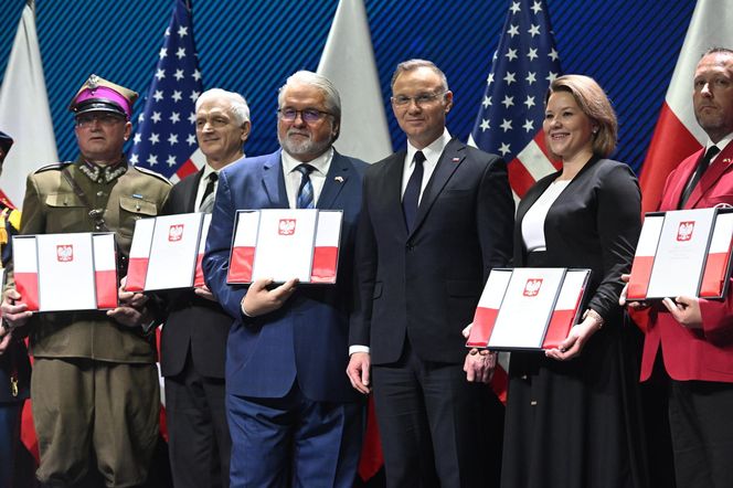 Andrzej Duda z Polonią w Copernicus Center