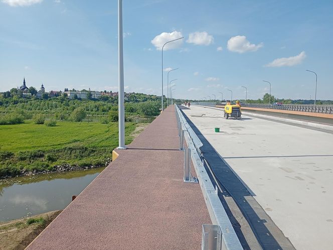 Budowa mostu w Sandomierzu. Wiosna 2025