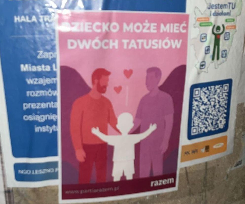 Kontrowersyjne plakaty w Lesznie wywołują oburzenie mieszkańców