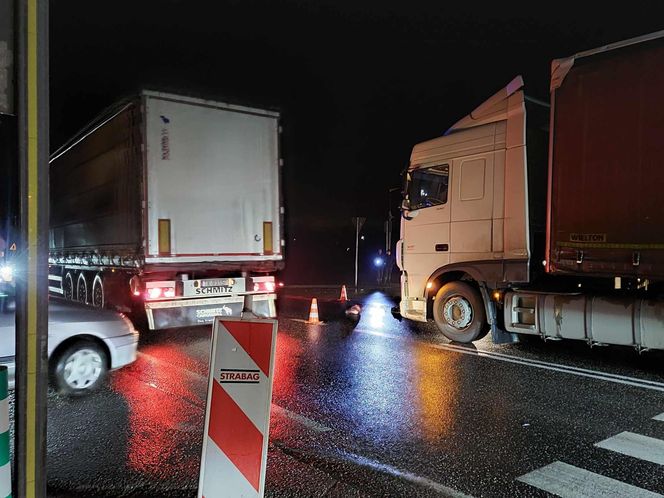 Wypadek Wielka Wieś. Potrącenie pieszego 