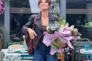 M jak miłość. Kama (Michalina Sosna) na planie