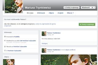 Mariusz Trynkiewicz na Facebooku - nie może doczekać się wyjścia na wolność!