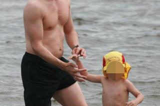 Agnieszka Radwańska na plaży