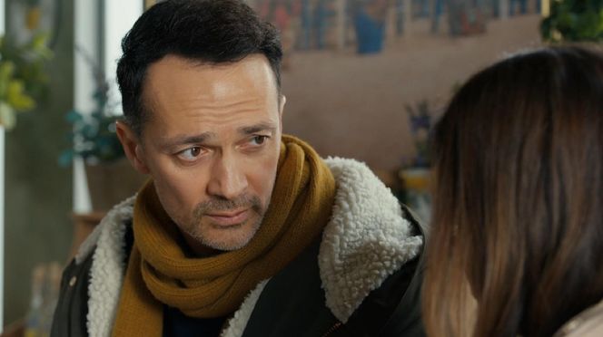 Barwy szczęścia odc. 3203 po wakacjach. Kasia (Katarzyna Glinka), Mariusz (Rafał Cieszyński)