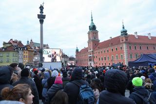 Wystąpienie Wołodymyra Zełenskiego na Zamku Królewskim w Warszawie