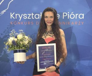 Kryształowe Pióra rozdane. Dziennikarka Poradnika Zdrowie z wyróżnieniem