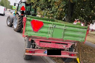 Pijany traktorzysta zatrzymany przez policję. 35-latek nie miał też prawa jazdy!