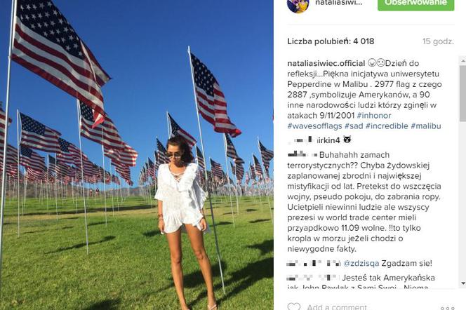 Natalia Siwiec uczciła pamięć ofiar WTC