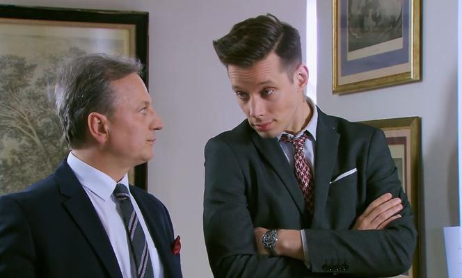 Na Wspólnej odc. 3286. Darek Żbik (Michał Mikołajczak), Andrzej Zakościelny (Dariusz Niebudek)