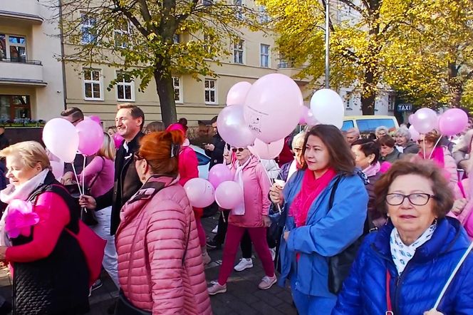 Marsz Różowej Wstążki w Szczecinie