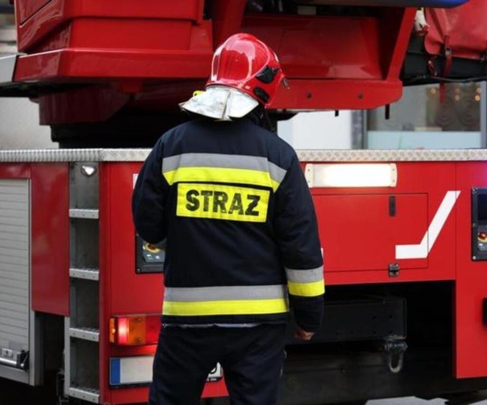 Dziecko zatrzasnęło się w pokoju. Wezwano strażaków