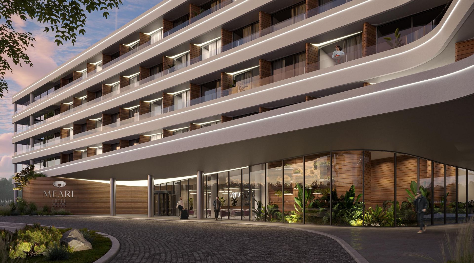 Hotel Mearl w Kołobrzegu - wizualizacje