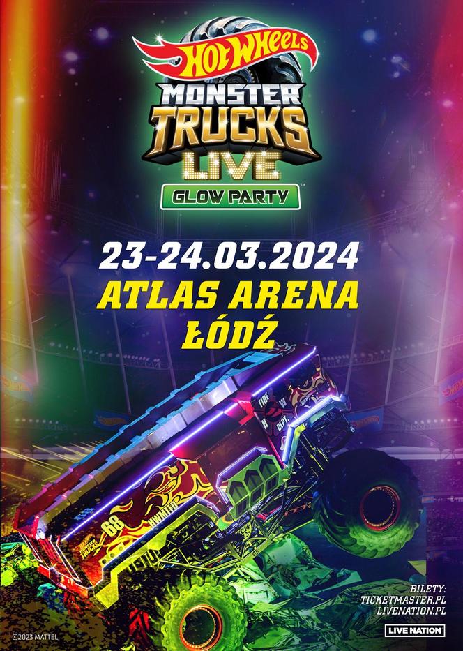 Hot Wheels Monster Trucks Live Glow Party