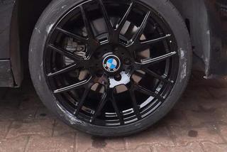 Tak wyglądała felga przed blokadą...