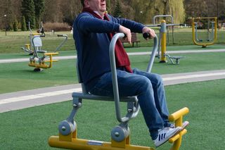 Michał Wójcik w Parku Śląskim