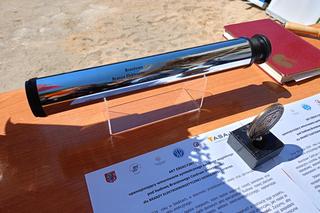 W ścianie budynku powstającego Branżowego Centrum Umiejętności w branży elektroenergetyki zamurowana została także kapsuła czasu