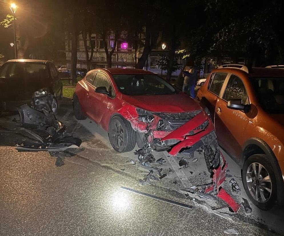 Kierowca taranował auta w centrum Mysłowic