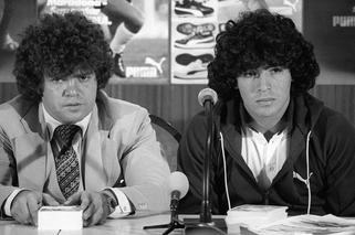 Jorge Cyterszpiler (z lewej) i Diego Maradona