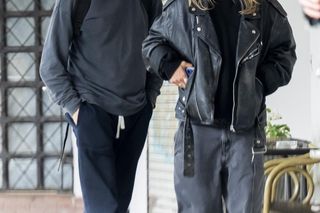 Grzegorz Damięcki i Magdalena Schejbal na spacerze