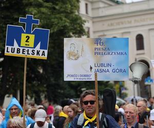 Lubelska Piesza Pielgrzymka na Jasną Górę 2024. Pątnikom deszcz niestraszny!