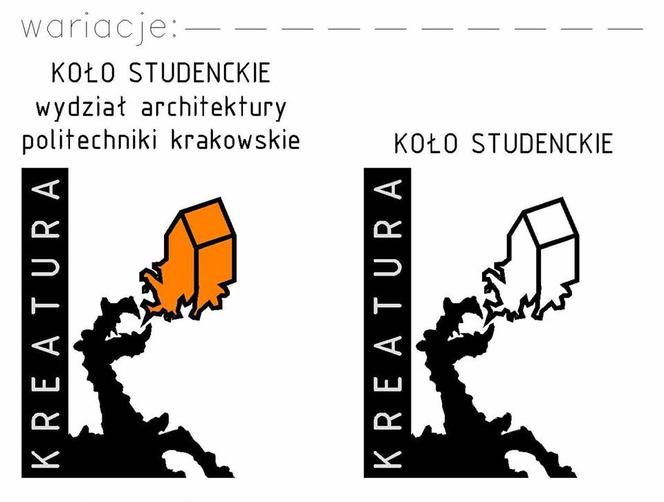 III nagroda w konkursie na projekt logo KREATURA. Autor: Wojciech Gwizdak