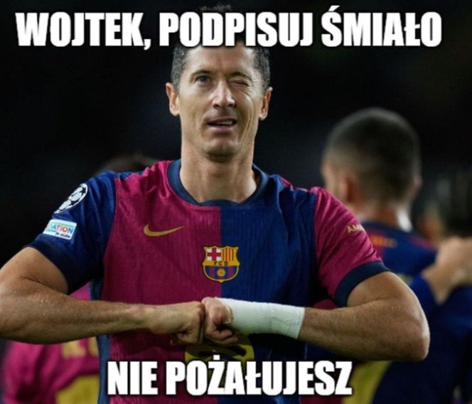 Memy: Wojciech Szczęsny oficjalnie piłkarzem Barcelony!