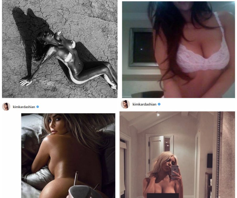 Kim Kardashian nago