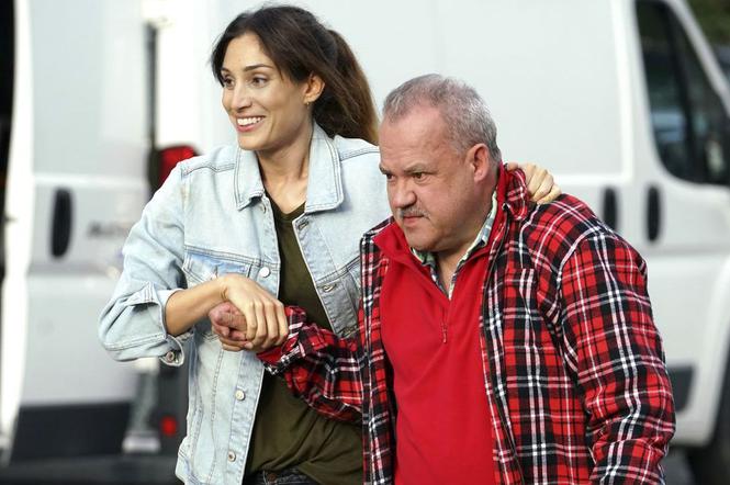 Barwy szczęścia, odcinek 1990. Celina (Orina Krajewska), Broński (Ryszard Cichy)