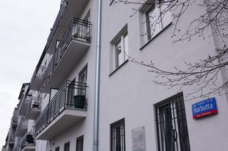 Budynek przy Narbutta 29 w styczniu 2025 roku 