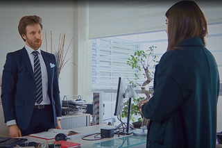 Barwy szczęścia, odcinek 2669: Agata (Natalia Zambrzycka), Konrad (Antoni Paradowski)