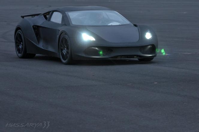 Arrinera Hussarya podczas testów