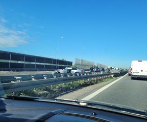 Śmiertelny wypadek na autostradzie A4 w Zabrzu. Droga jest zupełnie zablokowana