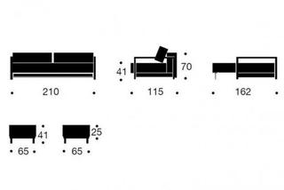 BIFROST DELUXE EXCESS LOUNGER sofa rozkładana