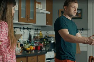 Barwy szczęścia, odcinek 3081 Hubert (Marek Molak) , Agata (Natalia Zambrzycka) 