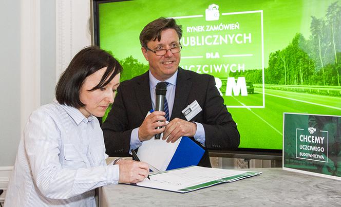 Sygnotariusze koalicji "Chcemy uczciwego budownictwa"