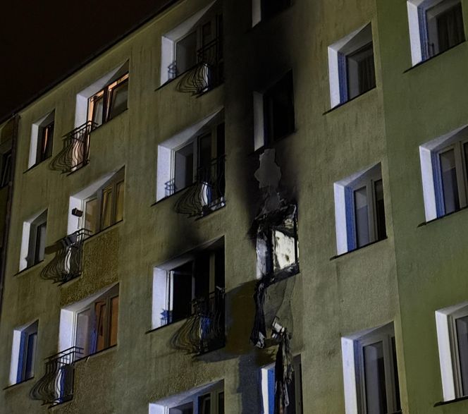 Potężny pożar w Koszalinie