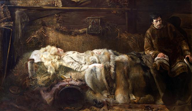„Śmierć Ellenai”  pędzla  Jacka Malczewskiego (1883 r.)