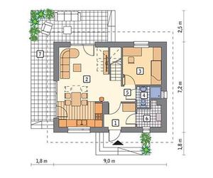 Projekt domu M245 Trafna decyzja (etap II) z kolekcji Muratora - zobacz wizualizacje i plany