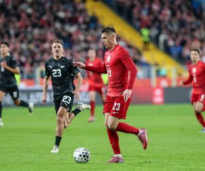 Ponury widok na trybunach podczas meczu Polska - Nowa Zelandia