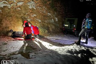 Beskidzki GOPR miał ręce pełne roboty w noc sylwestrową