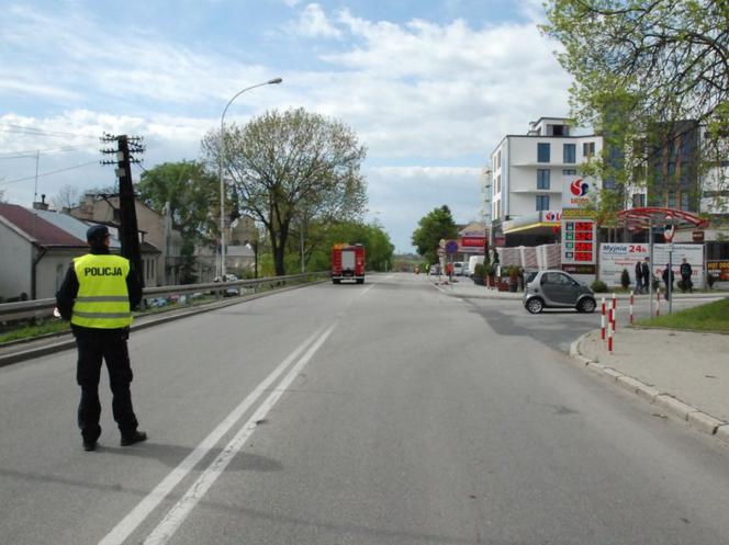 Dramatyczny wypadek motocyklisty w Jarosławiu