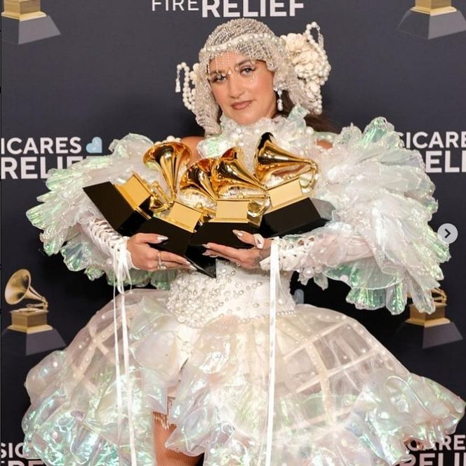 Przebrała się za abażur. Tak wielka gwiazda wyglądała na ceremonii rozdania nagród Grammy