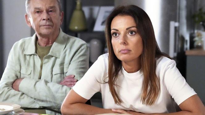 Barwy szczęścia odc. 2959: Czesław Zarzeczny (Marian Jaskulski), Kasia (Katarzyna Glinka)
