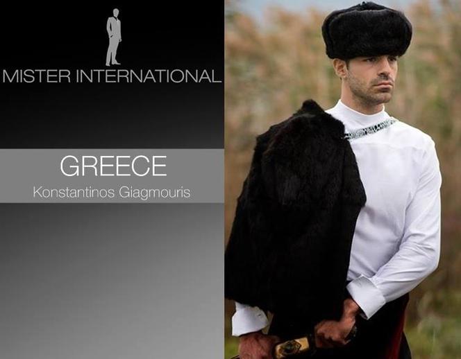 mister international/Grecja Konstantinos Giamouris