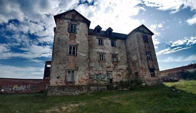 Ruiny zamku w Ełku