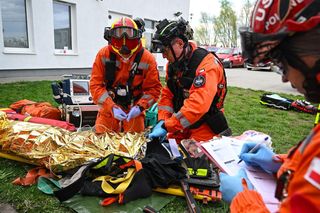 W Gdańsku trwają ćwiczenia grup poszukiwawczo-ratowniczych z całego kraju