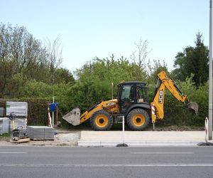 Na skrzyżowaniu Woronicza ze Spartańską na Mokotowie trwają prace