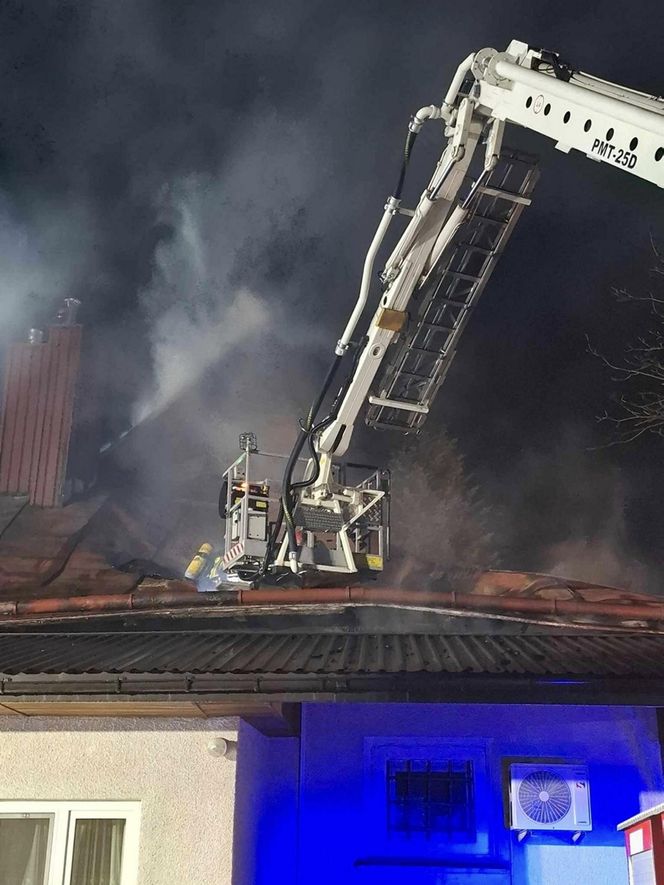 Pożar plebanii w Jaworniku Polskim